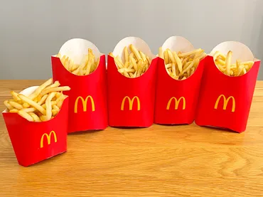 検証】マクドナルド、Lサイズ超えの「グランドフライ」は本当にポテトMの1.7倍なのか? 複数買って計量してみた結果…