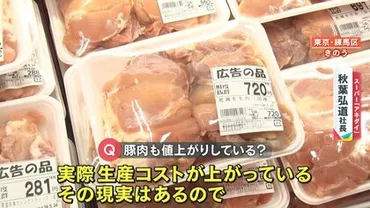 解説】スーパーを逆向きに?牛肉に続き豚肉・鶏肉も価格高騰…専門家が教える物価高から家計を守る゛節約術゛