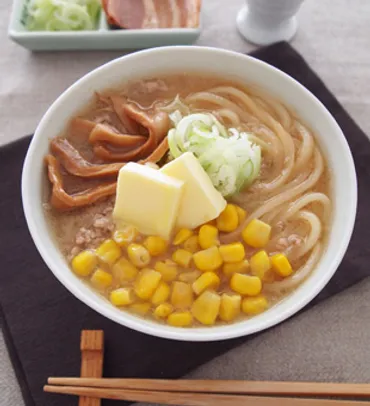 みそバターラーメン風うどん 