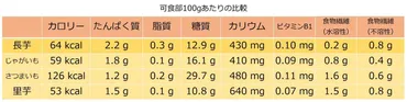 長芋の栄養にはどんな効果・効能がある?管理栄養士がほかのイモ類との違いと一緒に解説します