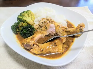 業務スーパーの『スパイシーカレーチキンレッグ』実食レポ