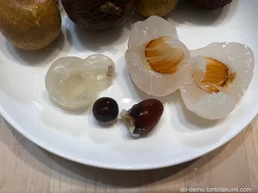 業務スーパーの「冷凍ライチ」と「冷凍ロンガン」を食べ比べてみた 