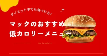 マックでカロリーが低いメニューは?ダイエット中も安心のおすすめ組み合わせ&選び方【最新版】