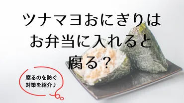 ツナマヨおにぎりは食中毒のリスクあり!!傷むのを防ぐ対策方法や腐りにくいツナマヨおにぎりのレシピやコツを紹介♪ 