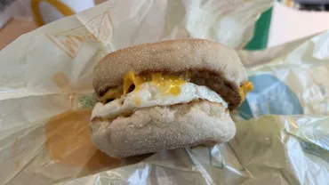 マクドナルド】朝マック ソーセージエッグマフィン バリューセット 540円【2024年8月訪問】