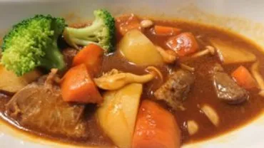 Costcoの牛タンブロック、厚切り塩レモン焼き＆シチュー 