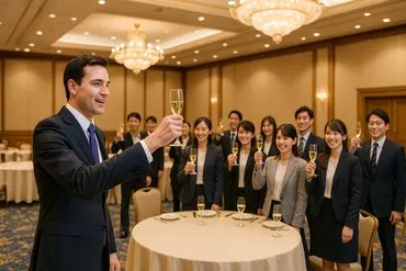 新入社員歓迎会の乾杯挨拶を成功させるコツと使える例文15選 