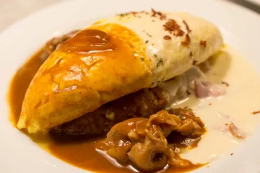 オモウマい店】生きるオムレツ「喫茶 憩」ぷよぷよオムカレー 京都府京都市【11月21日】 