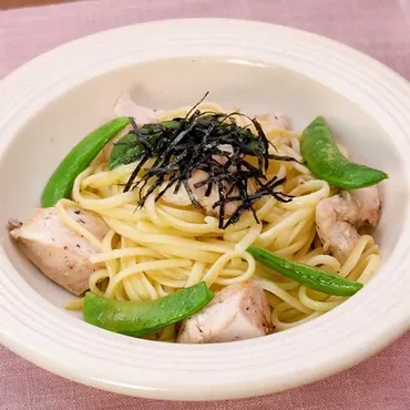 柚子こしょう香る♪ 鶏むね肉とスナップエンドウのパスタのレシピ動画・作り方