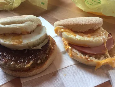 エッグマックマフィン」と「ソーセージエッグマフィン」の差を徹底究明!