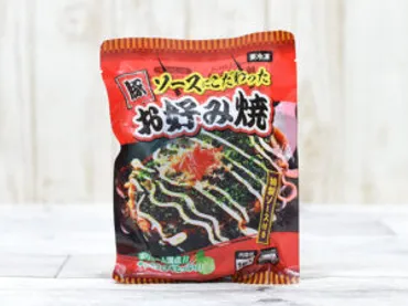業務スーパーの181円『ソースにこだわった豚お好み焼』は山芋もっちり系のおやつメシ