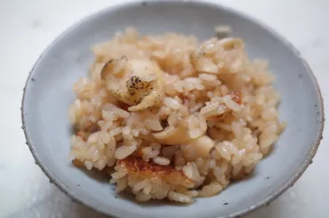 家飲みの締めに。貝だし香る「つぶ貝の炊き込みご飯」 