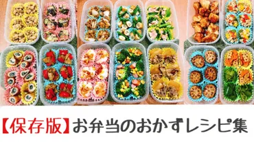 冷凍弁当レシピ！時短と節約を叶える！お弁当作りの悩みを解決？冷凍保存で賢くお弁当作り！簡単レシピと保存のコツ