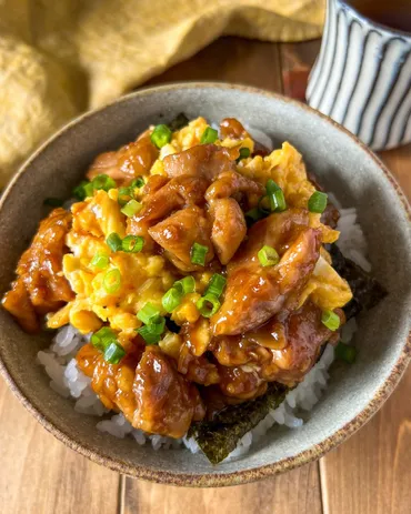 子供が爆食いする!激うま♡︎焼き鳥たま丼