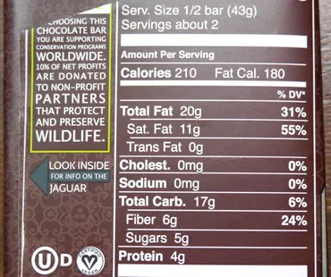 輸入食品の栄養成分表から糖質量を計算する方法