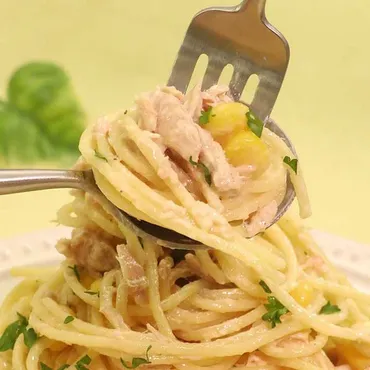 包丁いらず♪ コクうまツナマヨパスタのレシピ動画・作り方