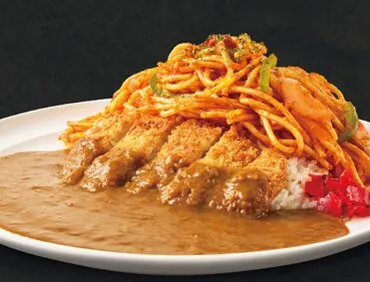 カツカレー＋ナポリタン！】「カレーハウス リオ 高田馬場店」限定メニュー『禁断！夢のカツナポ』が10月10日より提供開始！