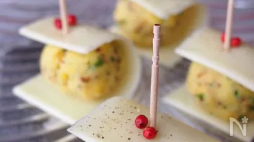 マッシュポテトのチーズロール 