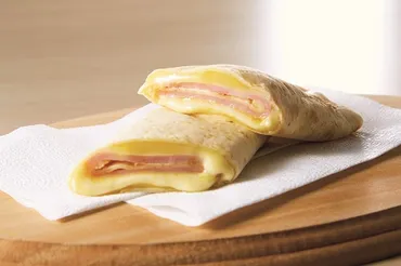 ハムとチーズが通常の2倍の「倍盛ブリトー!ハムチーズ」、オムニ7で期間限定発売。