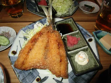 新宿御苑前 食堂わた アジフライ定食 : Tommyのきままなグルメランチ日記