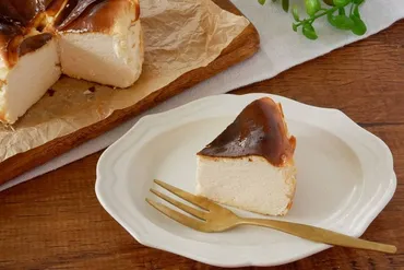 【120kcal以下】カロリー1/3カット！バスクチーズケーキの作り方 