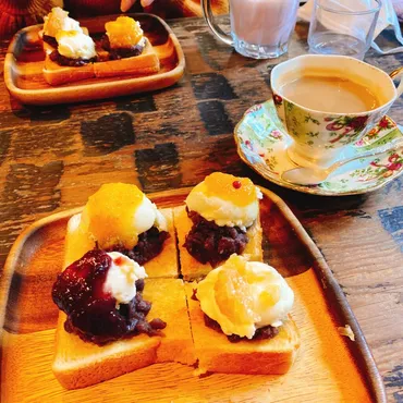 KAKO（国際センター）モーニングの聖地・名古屋の喫茶名店で、4色がかわいいシャンティールージュスペシャル 