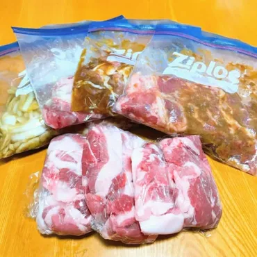 業務スーパー食材で1週間の時短献立！ビッグサイズ豚肉を下味冷凍で節約も 