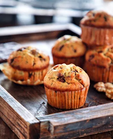 ♡ホットケーキミックスで♡チョコバナナッツマフィン♡【#簡単レシピ#バターなし#お菓子】 : Mizukiオフィシャルブログ「奇跡のキッチン」 Powered by ライブドアブログ