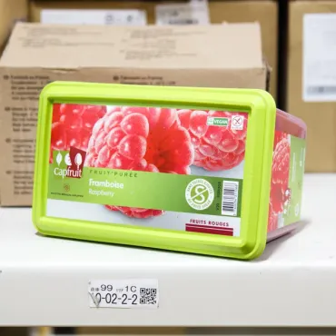 冷凍フルーツピューレ 無糖 フランボワーズ 1kg : サンエイト貿易 / キャップ・フリュイ