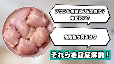 ブラジル産鶏肉の安全性は？なぜ安い？危険性や臭みについて徹底解説 – いろいろinfo