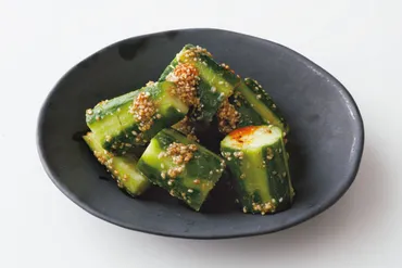 5分でできる!】居酒屋風「きゅうりのごまラー油あえ」の作り方