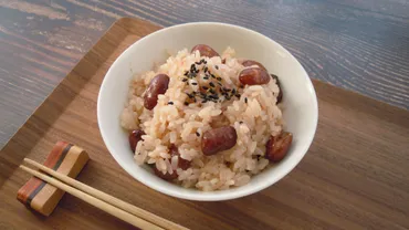 金時豆の甘～い赤飯 