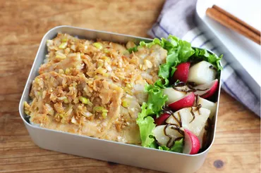 豚のねぎ塩だれ焼き弁当のレシピ・作り方