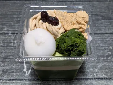 高評価】「ご褒美の和パフェ 抹茶と栗 🍵🌰🤍 セ...