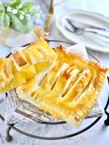 レンジ＆トースターで簡単！さくさくアップルパイ 