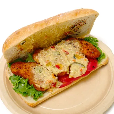 フードコート キヌアチキンサンドイッチ