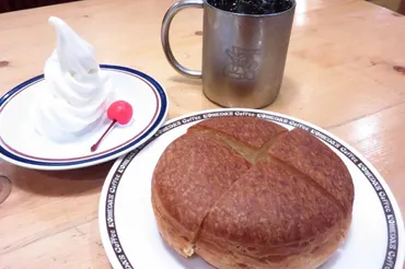 コメダの゛シロノワール゛アイス別盛り