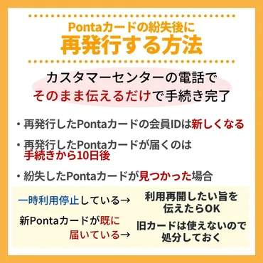 Pontaカードを紛失したときの対処法や再発行する方法