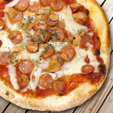 フォンターナピザレシピ】木こりのソーセージピザ 