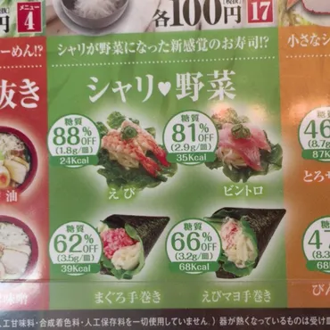 くら寿司の糖質オフメニュー麺抜きらーめん・シャリプチ・シャリ野菜など全部食べてきた。 